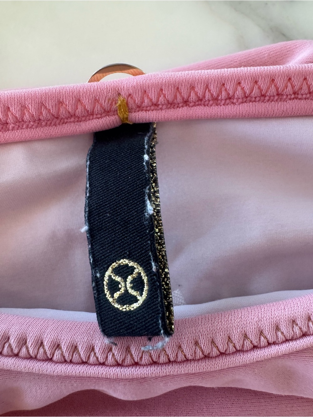 Pink Ruffle Triangle Bikini for Kids - Swim - Picture 5 of 10